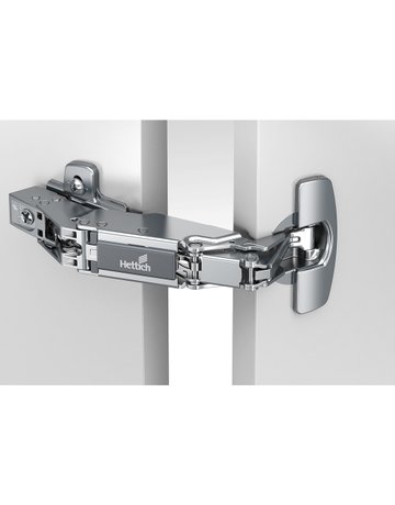 Möbel-Topfscharnier,165°,Kröpf.9,5mm Sensys 8687,9099693,halb vorl.,vernickelt - Hettich