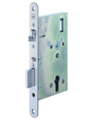 Panik-Einsteckschloss 509X PZW 72/9,D65,F20x235rd,chr.,PAF-E,DR - effeff
