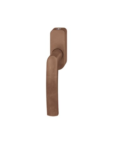 Fenstergriff 34 1015 abschliessbar ,ov.,7/34,gl.,h-bronze - FSB