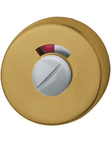 Schlüsselrosettenpaar 42KVS rund,WC/SS, 9mm,TS 37-42,F4 - HOPPE