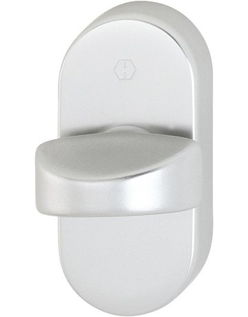 Riegelolive OL92/55S 40mm,oval,naturfarben eloxiert - HOPPE