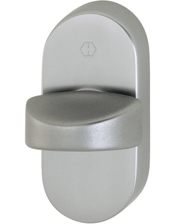 Riegelolive OL92/55S 40mm,oval,stahlfarbig eloxiert - HOPPE