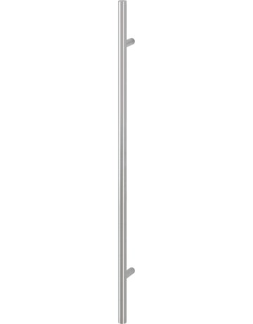 HOPPE Stoßgriff E5011, BA 900mm, L 1.200mm, Durchmesser 30mm, verdeckt verschraubt, edelstahl matt