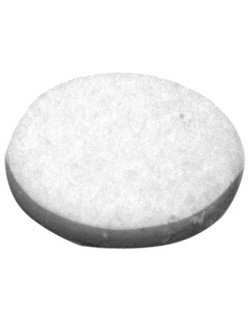 Möbelgleiter Filz selbstklebend weiß rund, 17 mm D., VE=20 - HSI