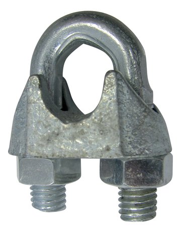 Drahtseilklemme mit Bügel 3 mm Temperguss - HSI