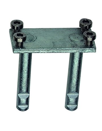 Steindolle, 1508, Edelstahl, Ø12mm, L80mm, Schr.ØM8, Plattenst.5mm - KWS
