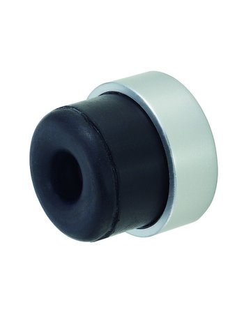 Wandpuffer, mit einseitigem Gummipuffer, 2006, Ø 35mm, L 30mm, messing - KWS
