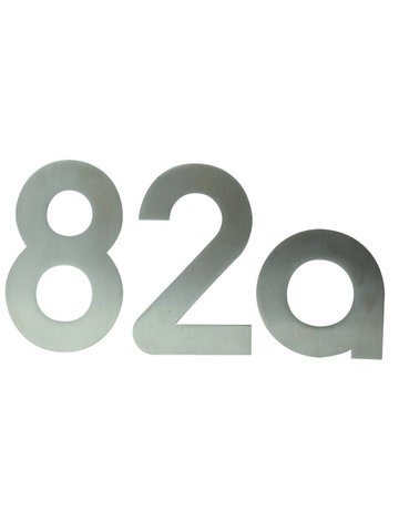 GA-Hausnummer, 3813 Ziffer 3, edelstahl geschliffen - KWS