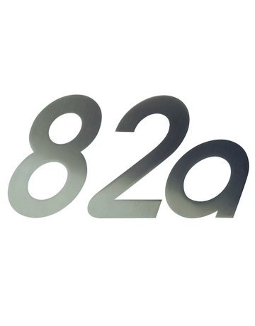 GA-Hausnummer, 3829 Ziffer 9, edelstahl geschliffen - KWS