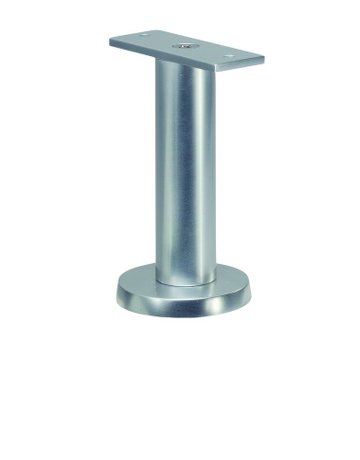 GA-Trennwandstütze, 4005, Aluminium, neusilberfarbig, eloxiert, H 150 mm - KWS