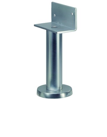 GA-Trennwandstütze, 4009, Aluminium, neusilberfarbig, eloxiert, H 100 mm - KWS