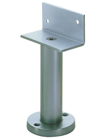 GA-Trennwandstütze, 4014, edelstahl, matt gebürstet, H 150 mm - KWS