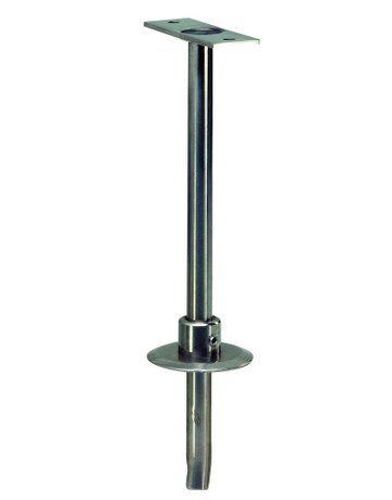GA-Trennwandstütze, 4057, Stahl, galvanisch verzinkt, H 215 mm - KWS