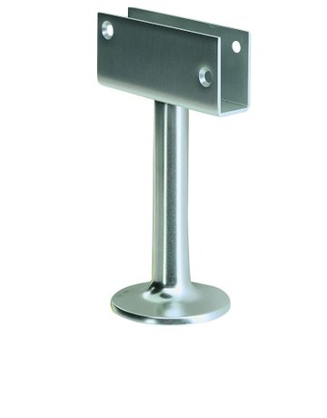 GA-Trennwandstütze, 4168, Aluminium, neusilberfarbig, eloxiert, H 100 mm - KWS
