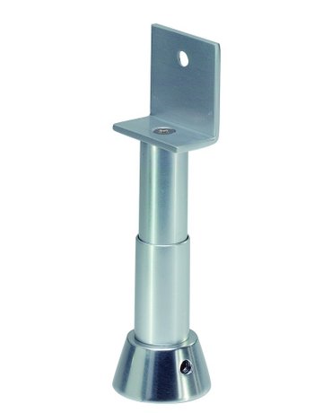 GA-Trennwandstütze, 4241, edelstahl, poliert, Höhe: 100-125 mm - KWS