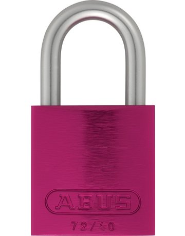 AV - Vorhangschloss, LoveLock 72LL/40, Aluminium pink - ABUS