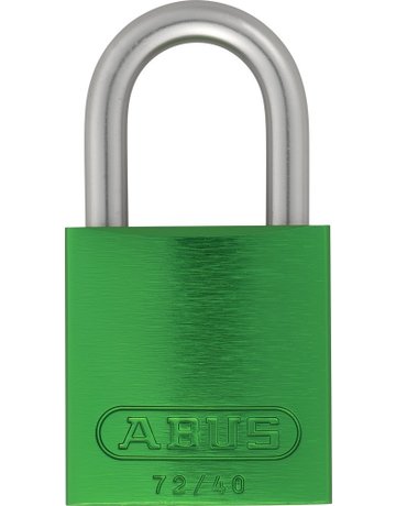 AV - Vorhangschloss, LoveLock 72LL/40, Aluminium hellgrün - ABUS
