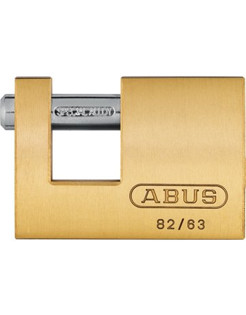 AV - Vorhangschloss, Monobloc 82/63, Messing - ABUS
