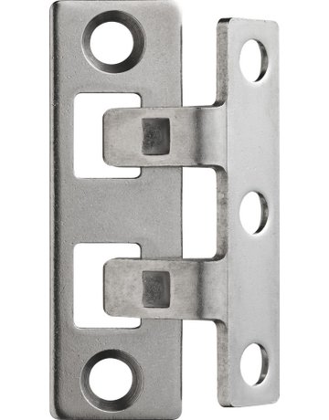 Wohnungseingangstür- Bandseitensicherung, TAS102 C/DFNLI, DIN Links-Rechts, edelstahl - ABUS
