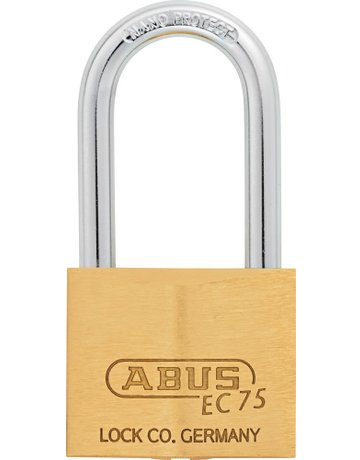 AV - Vorhangschloss 75/40HB40 B/DFNLI, Messing massiv - ABUS