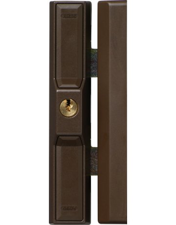 Fenster- Zusatzschloss, abschließbar, DF88, verschiedenschließend, Stahl braun - ABUS