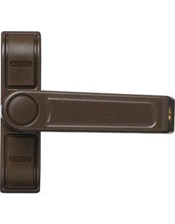 Fenster- Zusatzschloss, abschließbar, 2510 CL/DFNLI, verschiedenschließend, Stahl braun - ABUS