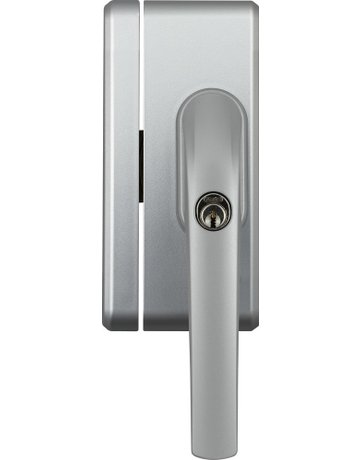 Fenster- Zusatzschloss, mit Alarm, FO400A AL0089, gleichschließend, Stahl silber - ABUS