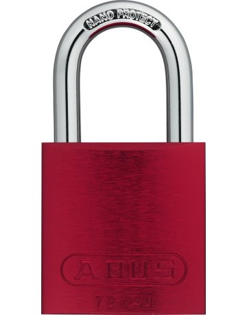 AV - Vorhangschloss, Titalium 72/40, TITALIUM™-Spezialaluminium rot - ABUS