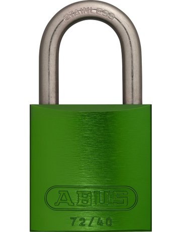 AV - Vorhangschloss, Titalium 72IB/40, TITALIUM™-Spezialaluminium grün - ABUS