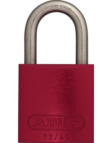 AV - Vorhangschloss, Titalium 72IB/40, TITALIUM™-Spezialaluminium rot - ABUS