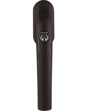 Fenster-Fenstergriff, abschließbar FG300 CL/DFNLI, verschiedenschließend, DIN Links-Rechts, 7/32-44mm, braun - ABUS