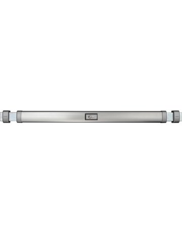 Tür- Panzerriegel, PR2700, ohne Zylinder, silber - ABUS