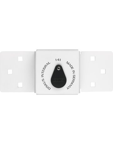 Diskus-Überfalle, ohne Ösenplatte 141/200+26/70, Metall silber - ABUS