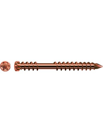 Terassenschraube Zylinderkopf 5x60mm,Fixgw,Innensechsrund T25,ER antik - SPAX