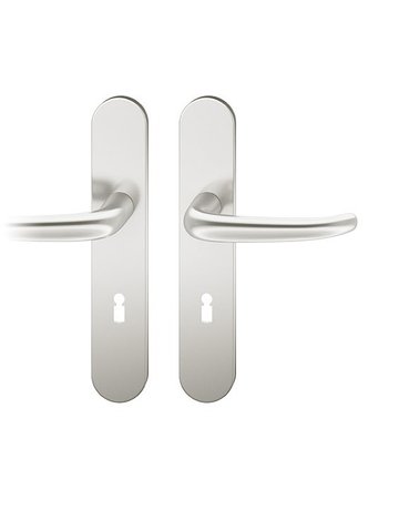 Drückergarnitur 12 1023 LS oval ,BB72/8,ER,TS 39-58 - FSB