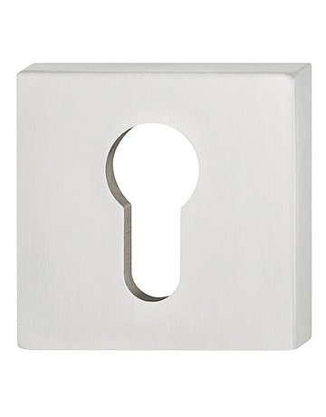 Schlüsselrosettenpaar ASL® 12 1704 eckig o. Nr. ,PZ, 7mm,TS 39-58,F9016 - FSB