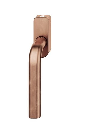 Fenstergriff 34 1242 abschliessbar ,ov.,7/38,gl.,h-bronze - FSB