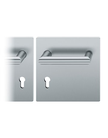 Drückergarnitur 72 1016 BS eck,PZ72/8,DL,ER,TS 39-48,AGL3 - FSB