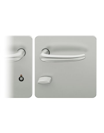 Drückergarnitur 72 1023 BS eck,WC/SS78/8 (8),DL,F1,TS 39-48,AGL3 - FSB