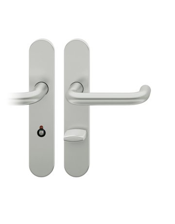 Drückergarnitur 72 1070 LS oval ,WC/SS78/8 (8),DL,F1,TS 39-48,35° - FSB