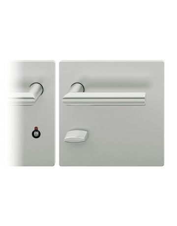 Drückergarnitur 72 1076 BS eck,WC/SS78/8 (8),DL,F1,TS 39-48,AGL3 - FSB