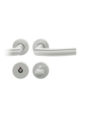 Drückergarnitur 72 1107 Rosette rund ,WC/SS,8(8),DL,F1,TS39-48 - FSB