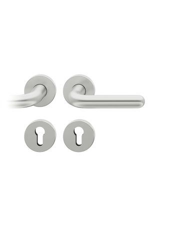 Drückergarnitur 72 1147 Rosette rund ,PZ,8,DR,F1,TS39-48 - FSB