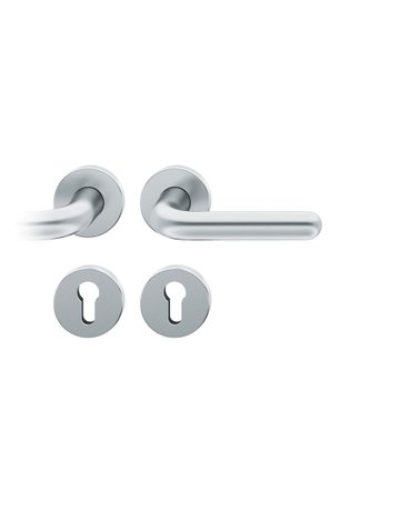 Drückergarnitur 72 1147 Rosette rund ,PZ,8,DR,ER,TS39-48,AGL3 - FSB