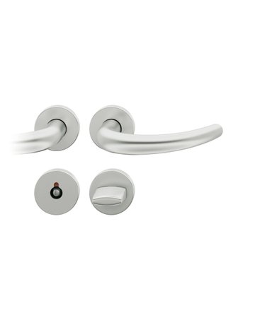 Drückergarnitur 72 1160 Rosette rund ,WC/SS,8(8),DL,F1,TS39-48,AGL3 - FSB