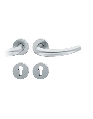 Drückergarnitur 72 1160 Rosette rund ,PZ,8,DR,ER,TS39-48,AGL3 - FSB