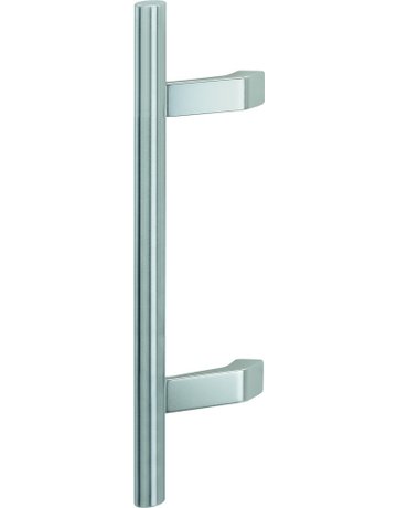 HOPPE Stoßgriff E5014, BA 300mm, Breite 105mm, L 500mm, Durchmesser 30mm, verdeckt verschraubt, matt/aluminium natur eloxiert