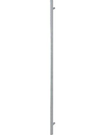 HOPPE Stoßgriff E5061, BA 1.300mm, L 1.800mm, Durchmesser 35mm, verdeckt verschraubt, edelstahl matt
