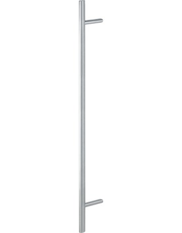 HOPPE Stoßgriff E5062, BA 1.000mm, Breite 109mm, L 1.400mm, Durchmesser 35mm, verdeckt verschraubt, edelstahl matt
