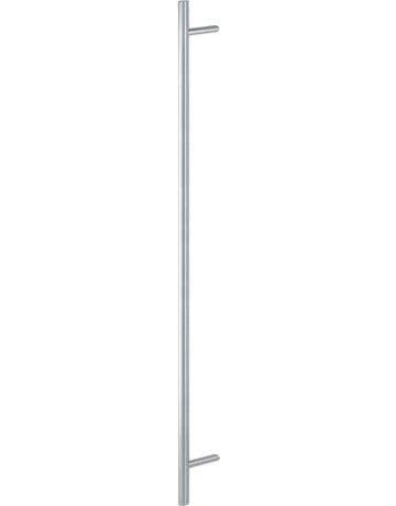 HOPPE Stoßgriff E5062, BA 1.300mm, Breite 109mm, L 1.800mm, Durchmesser 35mm, verdeckt verschraubt, edelstahl matt